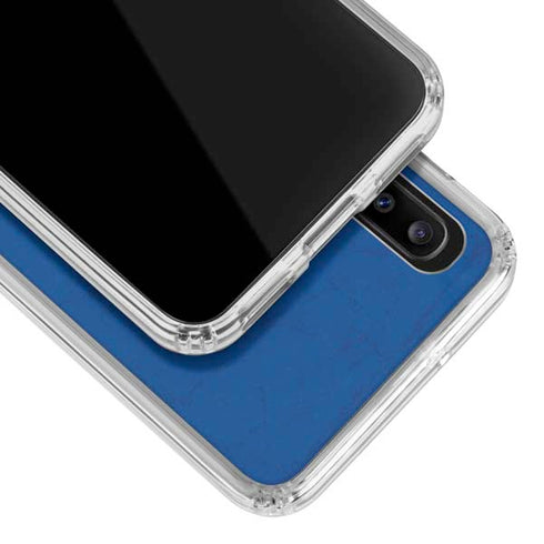NBA New York Knicks Distressed Galaxy A20 Clear Case